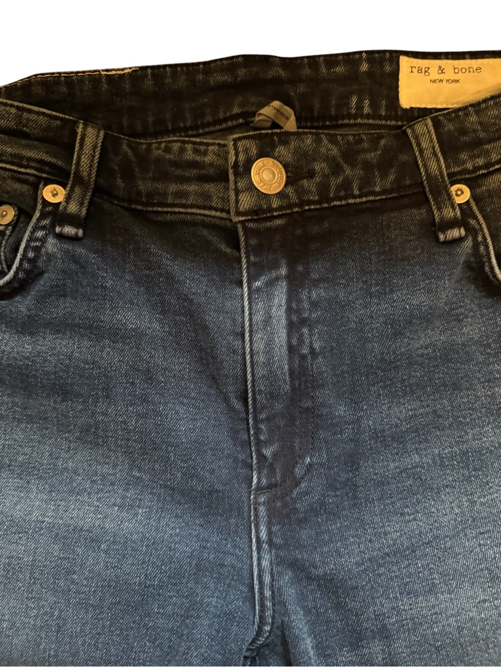 RAG & BONE Cate Mid Rise Ankle Skinny Jean 10" Rise 26" Inseam Medium Wash Sz 30 - Picture 2 of 13